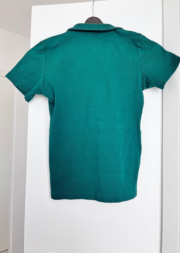 Trendyol yeşil tişört - Görsel 3