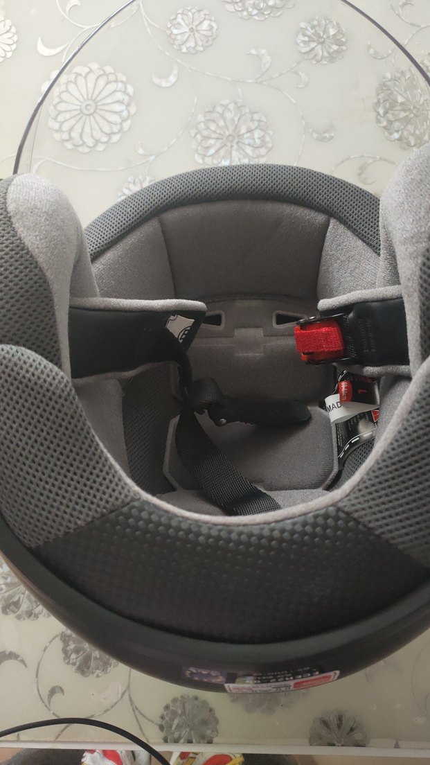 Sway Yarım Siyah Gri Motosiklet Kaskı - Görsel 4