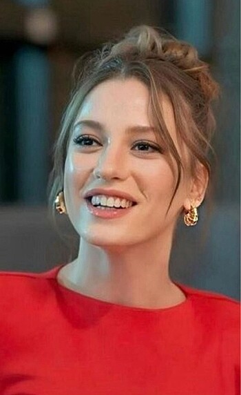 Serenay gold küpe
