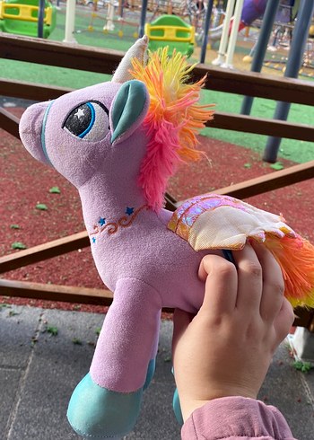 Pembe Renkli Pastel Peluş At Oyuncak