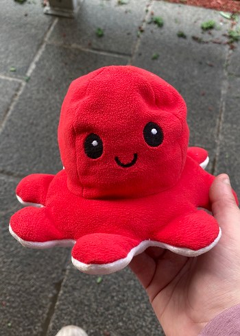 Kırmızı Yumuşak Ahtapot Peluş Oyuncak