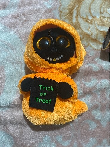 Altın Dişli Turuncu Ghoul Cadılar Bayramı Peluş
