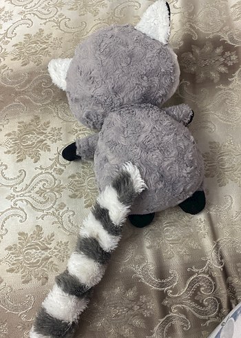 Beden Gri Halkalı Lemur Peluş Oyuncak