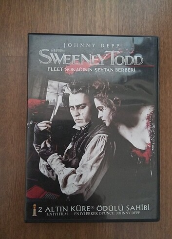 Sweeney Todd dvd film 