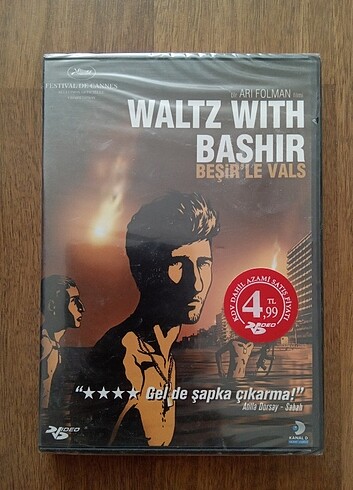 Beşirle Wals Ambalajında sıfır dvd film 