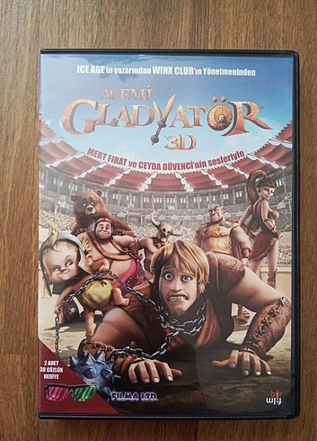 Acemi Gladyatör Animasyon Dvd film 
