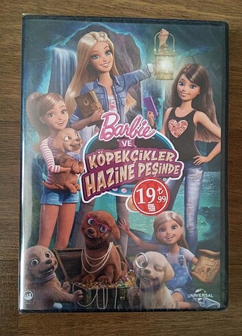 Barbie ve Köpekcikler Ambalajında sıfır dvd film 