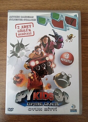 Spy Kids Oyun Bitti Dvd Film 