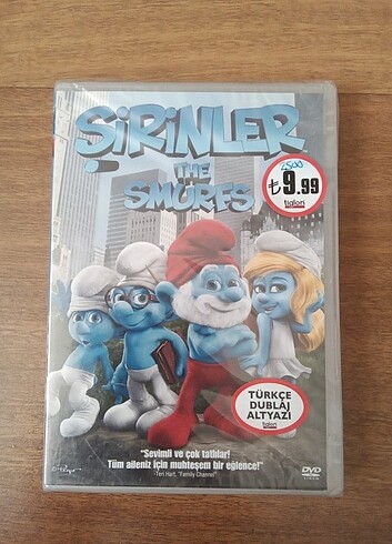 Şirinler Ambalajında Sıfır Dvd Film 