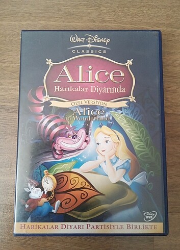 Alis Harikalar Diyarında Animasyon Dvd Film 