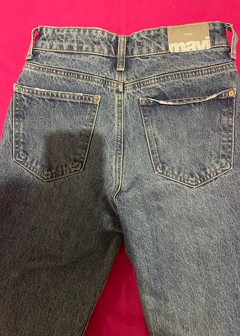 27 Beden Gri Denim Midi Kadın Jean