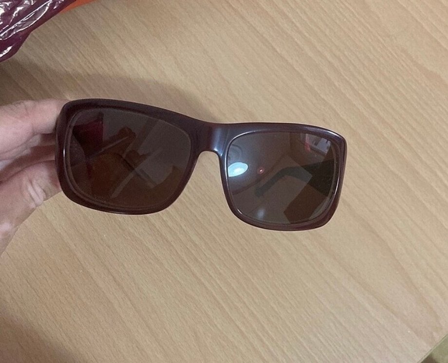 Kahverengi numaralı orijinal Kadın Güneş Gözlüğü - Görsel 2