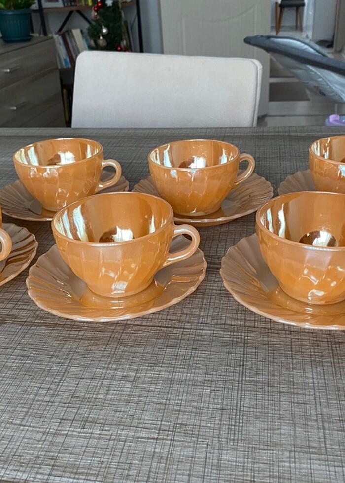 Nostaljik çay-kahve fincanı - Görsel 5