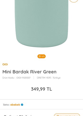 Oioi Mini Bardak - %100 Premium Silikon, 6 Ay+ - Görsel 2