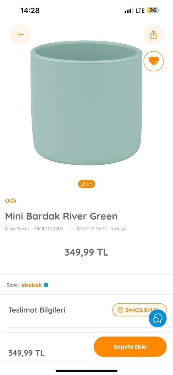 Oioi Mini Bardak - %100 Premium Silikon, 6 Ay+ - Görsel 2