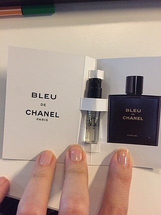 Chanel Chanel erkek parfüm blue sample