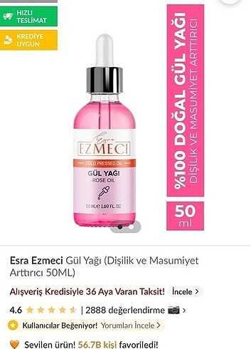 Diğer Esra Ezmeci gül yağı dişilik ve masumiyet arttırıcı