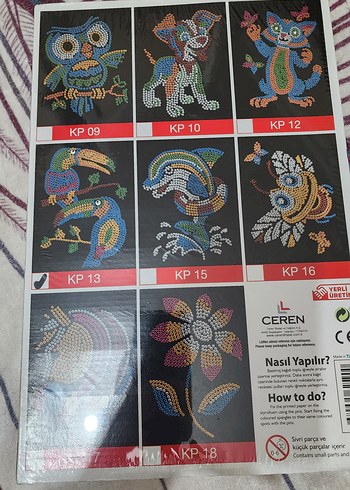 Renkli Boncuklu pul sanatı - Görsel 2