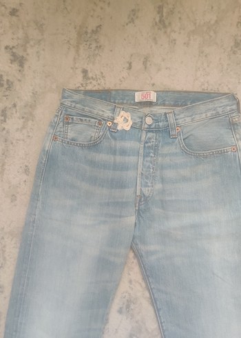 Levis Levi S 501 Acik Mavi Denim Jean