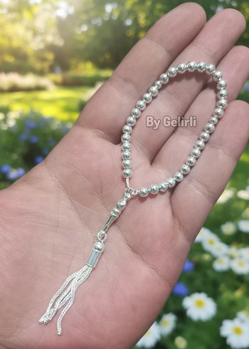 925 Ayar Gümüş Tesbih - Görsel 3