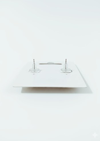 Siyah Nakışlı Küpe - Görsel 3