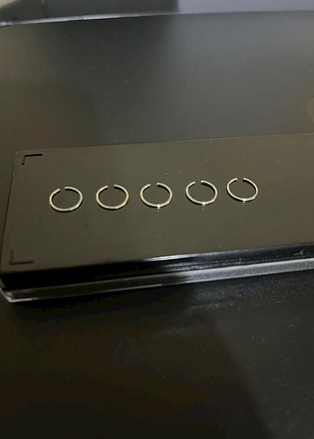 316l Cerrahi Çelik Fake Hızma Piercing 5 Adet - Görsel 4