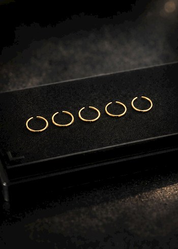 316l Cerrahi Çelik Fake Hızma Piercing 5 Adet - Görsel 2