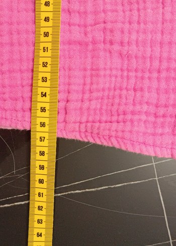 Kız Çocuk Pembe Kolsuz Keten Panço - Görsel 7