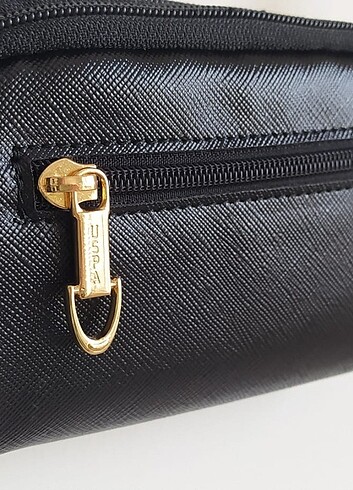  Beden siyah Renk Orijinal USPA cüzdan çanta 