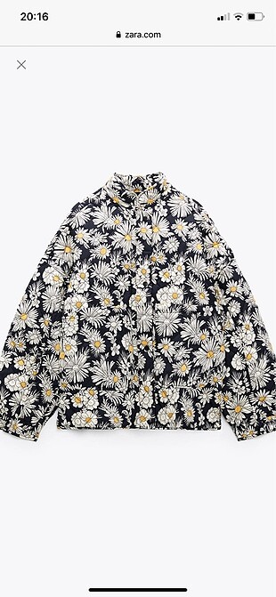 Zara papatyalı mont