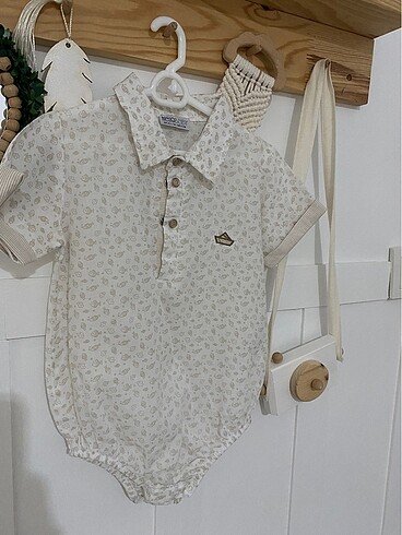 HelloBaby Erkek bebek tulum gömlek