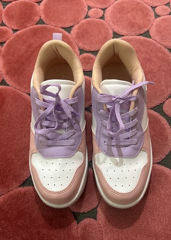 pastel renk kadın spor ayakkabı - Görsel 2