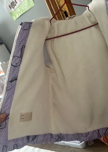 Mor Kürklü Kız Montu - Görsel 2