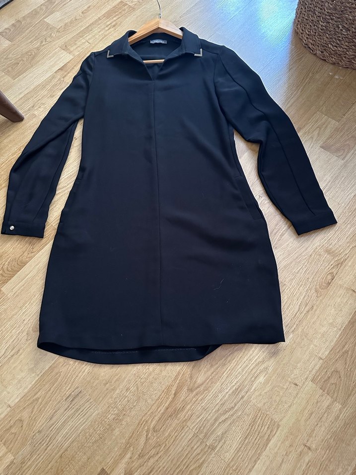 Siyah  Midi elbise - Görsel 4