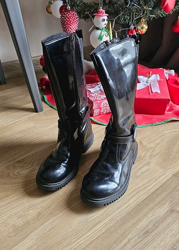 35 numara siyah uzun çizme - Görsel 3