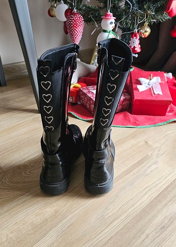 35 numara siyah uzun çizme - Görsel 2