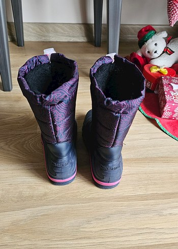 Kız Çocuk Mor Kauçuk kar Botları 34 numara - Görsel 3