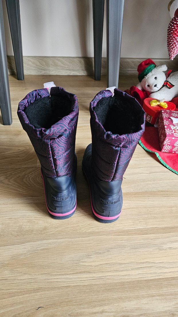 Kız Çocuk Mor Kauçuk kar Botları 34 numara - Görsel 3