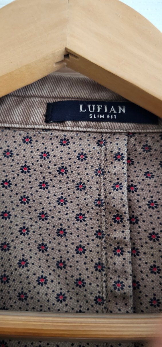 Bej keten kumaş Erkek Ceket Düğmeli - Görsel 5