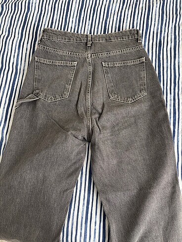 38 Beden gri Renk Kargo wide leg