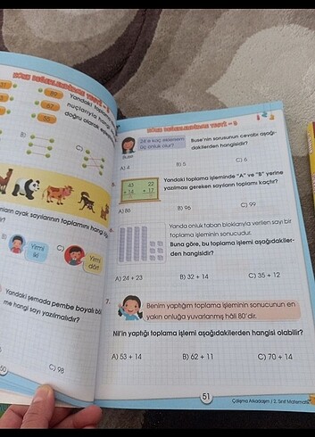  2.sinif turkce ve matematik kitabi