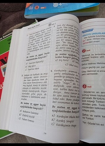  Beden Renk 2.sinif turkce ve matematik kitabi