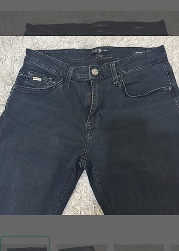 Mavi Koyu Lacivert Boru Paca Denim Jean