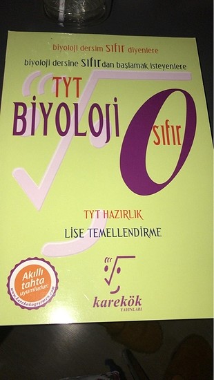 Biyoloji Tyt hazırlık kitabı