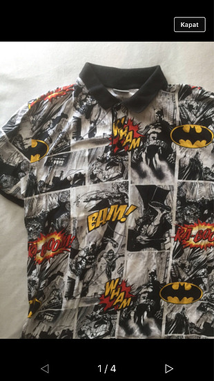 American Retro Batman Polo Yaka