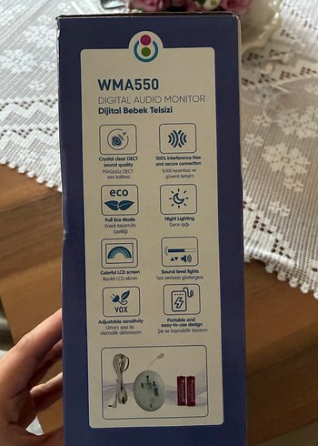 Weewell Dijital Bebek Telsizi Beyaz - Görsel 4