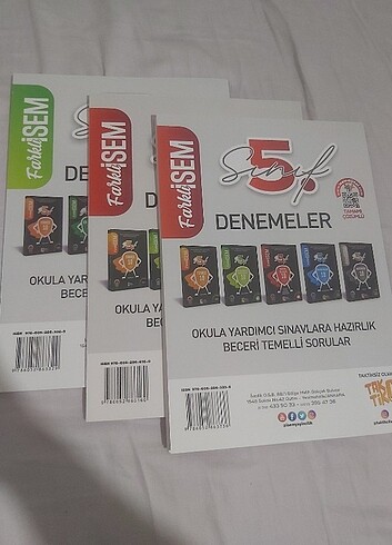 3 adet kapağı bile açılmamış deneme testi 5. sınıf - Görsel 5