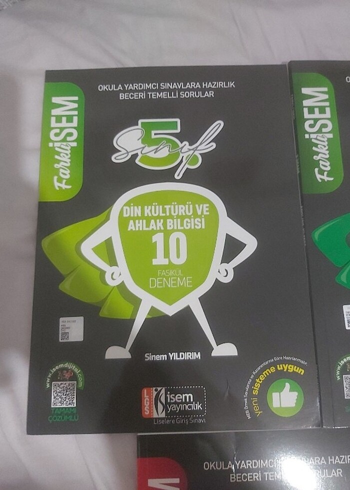 3 adet kapağı bile açılmamış deneme testi 5. sınıf - Görsel 3