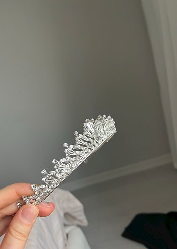 Işıltılı Beyaz Gelin Tacı - Görsel 10