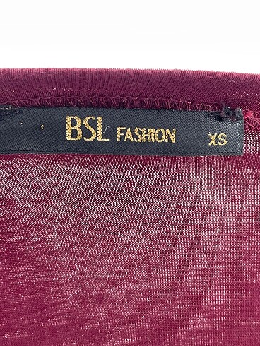 xs Beden bordo Renk BSL FASHION T-shirt %70 İndirimli.